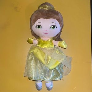 Singing belle plush doll